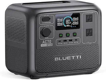 BLUETTI AC70P vista frontal